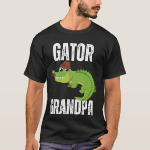 Funny Alligator Apparel Charming Gator Grandpa Cro T-Shirt