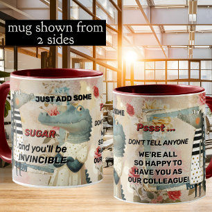 Funny Alligator Coworker Appreciation Coffee Mug