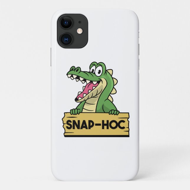 Funny Alligator Lover and Zookeeper Crocodile Case-Mate iPhone Case (Back)