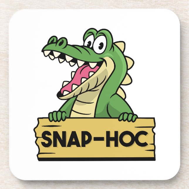 Funny Alligator Lover and Zookeeper Crocodile Coaster (Front)