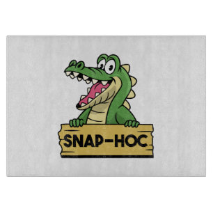 Funny Alligator Lover and Zookeeper Crocodile Cutting Board