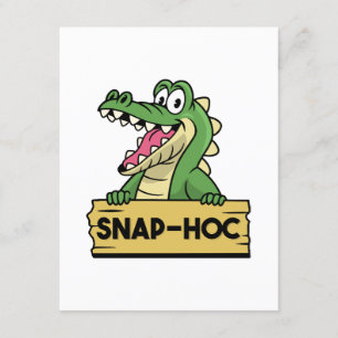 Funny Alligator Lover and Zookeeper Crocodile Enclosure Card