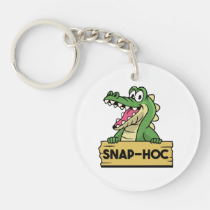 Funny Alligator Lover and Zookeeper Crocodile Key Ring