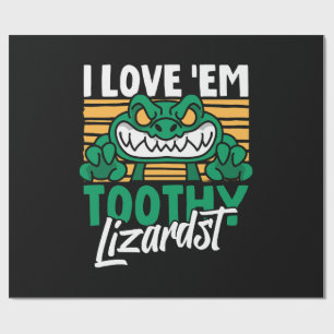 Funny Alligator Lover and Zookeeper Crocodile Wrapping Paper