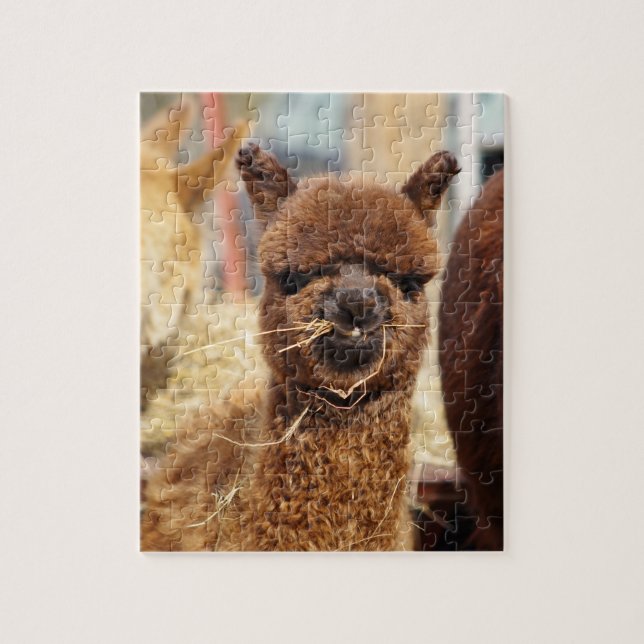 Funny Alpaca Puzzle Isabella (Vertical)