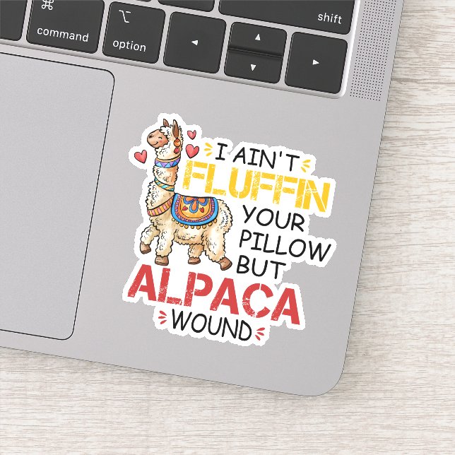 Funny Alpaca Wound Llama Nurse Practitioner Gifts (Detail)