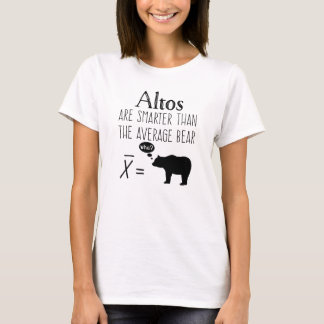 Funny Alto T-shirt - Average Bear