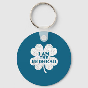 Funny am the redhead irish st patricks day key ring