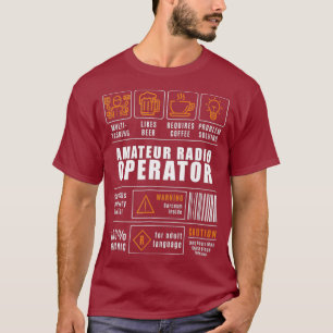 Funny Amateur Ham Radio Tshirt