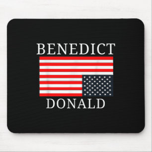 Funny American Flag Benedict Donald Anti Trump  Mouse Mat