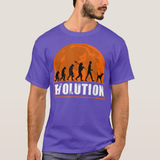 Funny American Fo Hound Dog Evolution Of Man 2006  T-Shirt
