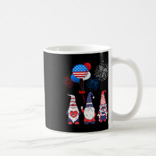Funny American Gnomes Cool 4th July Day Independen Coffee Mug