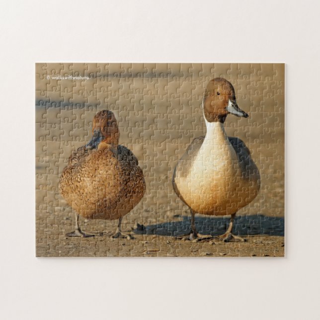 Funny American Gothic / Northern Pintail Gothic Jigsaw Puzzle (Horizontal)
