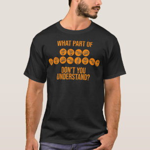 Funny American Sign Language Gift For Men Women De T-Shirt