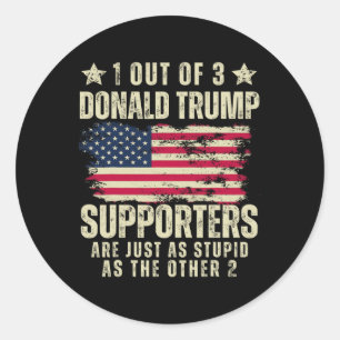 Funny American Voters United States Patriots 2024 Classic Round Sticker