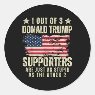Funny American Voters United States Patriots 2024 Classic Round Sticker