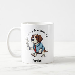 Funny American Water Spaniel Business Suit Coffee  Mug