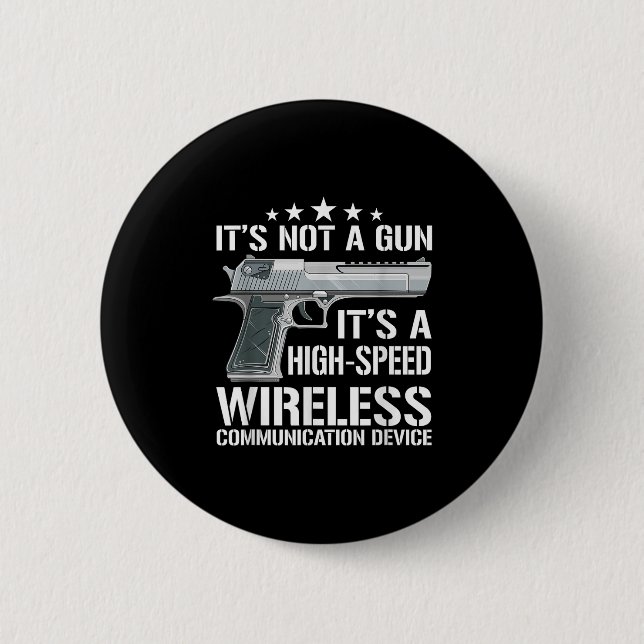 Funny Ammo Gun Lovers Saying Gun Owner Gift Ideas  6 Cm Round Badge (Front)