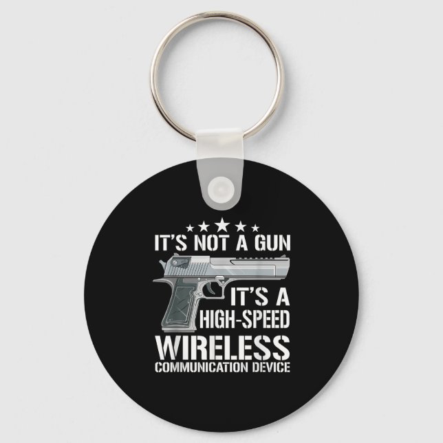 Funny Ammo Gun Lovers Saying Gun Owner Gift Ideas  Key Ring (Front)