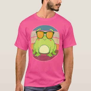 Funny Amphibian Frog Lover Animal Sunglasses Frog T-Shirt