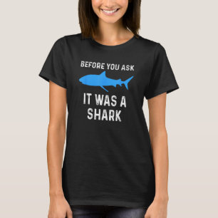 Funny Amputee Amputation Surgery Shark Humour T-Shirt