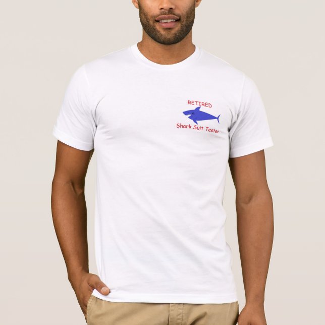 Funny Amputee Shirt Shark Suit Tester (Front)