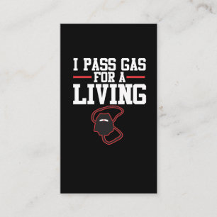 Funny Anaesthesiologist Anaesthesia Gift Pass Gas Business Card