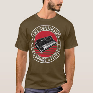 Funny Analogue Synthesizer Saying Studio Music T-Shirt