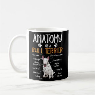 Funny Anatomy Bull Terrier Dog  Coffee Mug