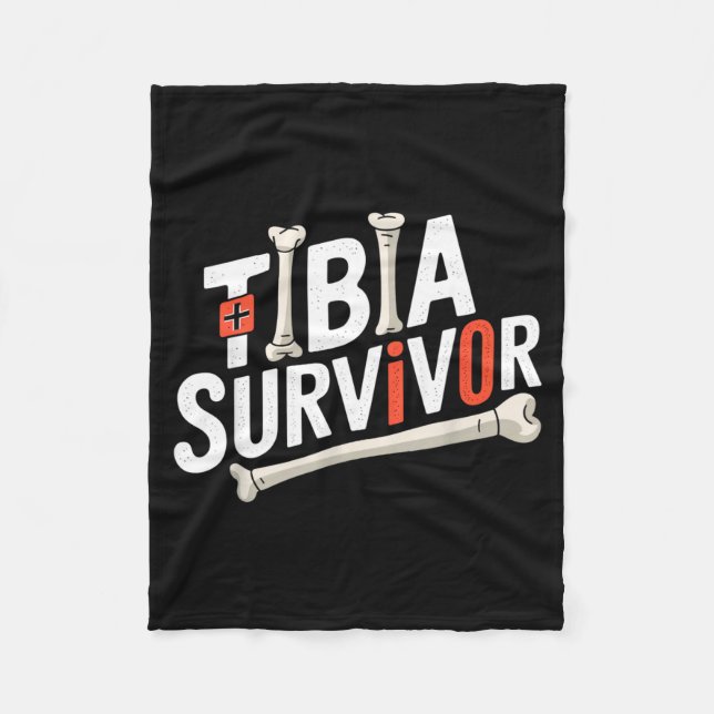 Funny Anatomy Going Tibia Okay Broken Leg Gift For Fleece Blanket (Front)