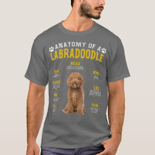 Funny Anatomy Labradoodle Gifts For Women Men T-Shirt