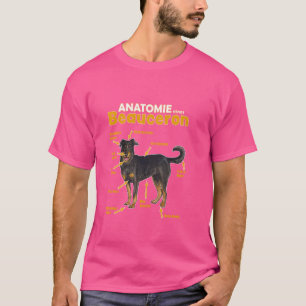 Funny Anatomy of a Beauceron for Men and Women T-Shirt