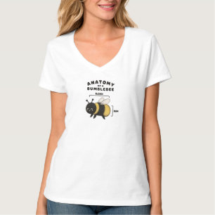 Funny Anatomy Of A Bumblebee Blebee Bum Cute T-Shirt