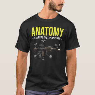 Funny Anatomy Of A Pewer Security and Protect   Pr T-Shirt