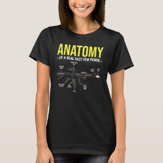 Funny Anatomy Of A Pewer Security and Protect   Pr T-Shirt