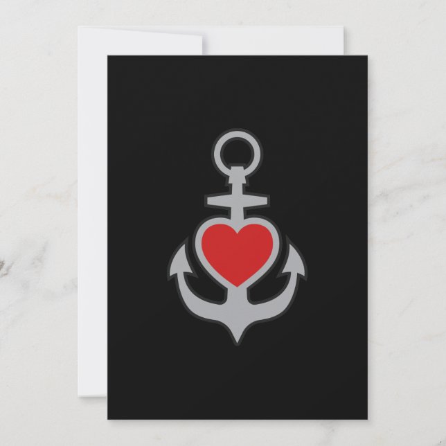 Funny Anchor Ideas For Boat Owners Holiday Card (Front)