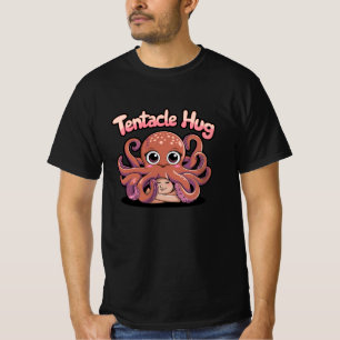 Funny and Adorable Octopus Lover Graphics T-Shirt