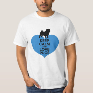 Funny and Adorable Pug Lover Graphics T-Shirt