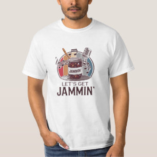 Funny and Bold Jam Lover Graphics T-Shirt