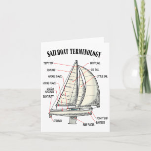 Funny And Completely Wrong Sailboat Terminology  Card