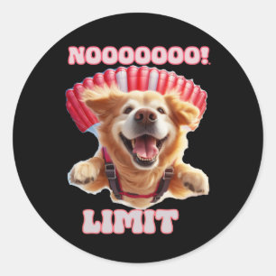 Funny And Cool Motivational Dog Sticker