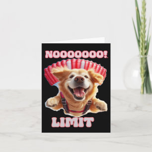 Funny And Cool Motivational Dog Sticker  Card