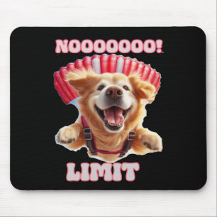 Funny And Cool Motivational Dog Sticker  Mouse Mat