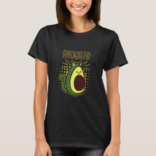 Funny And Cute Avogato Avocado Cat T-Shirt
