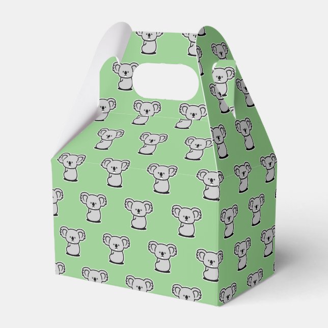 Funny and Cute Baby Koala Favour Box (Front Side)