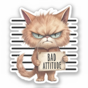 Funny and Cute Cat Mugshot