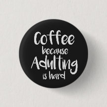Funny and cute coffee pin