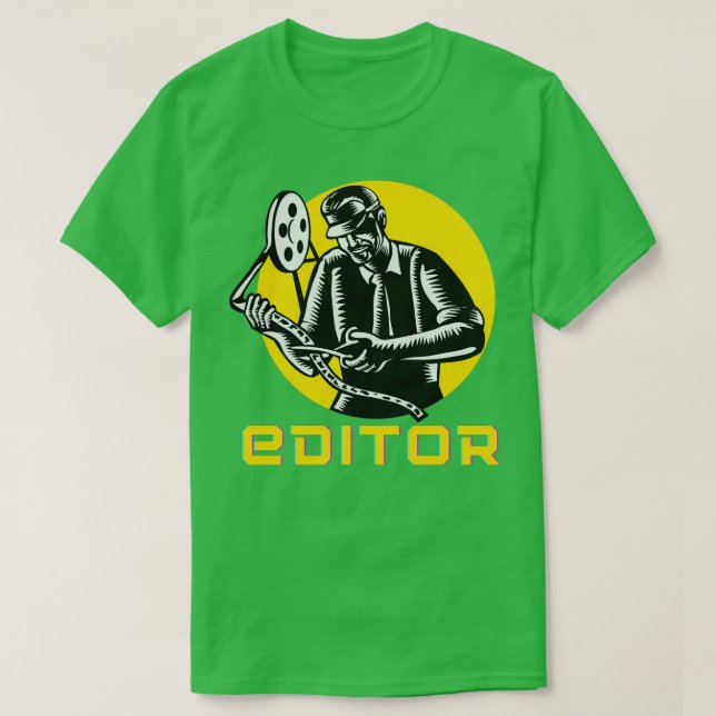 Funny and cute designs for editors club 2 T-Shirt (Design Front)