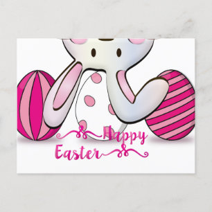 Funny and Cute Easter Greeting Postcard