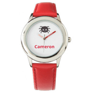 Funny and Cute Personalised Spider with Name Watch